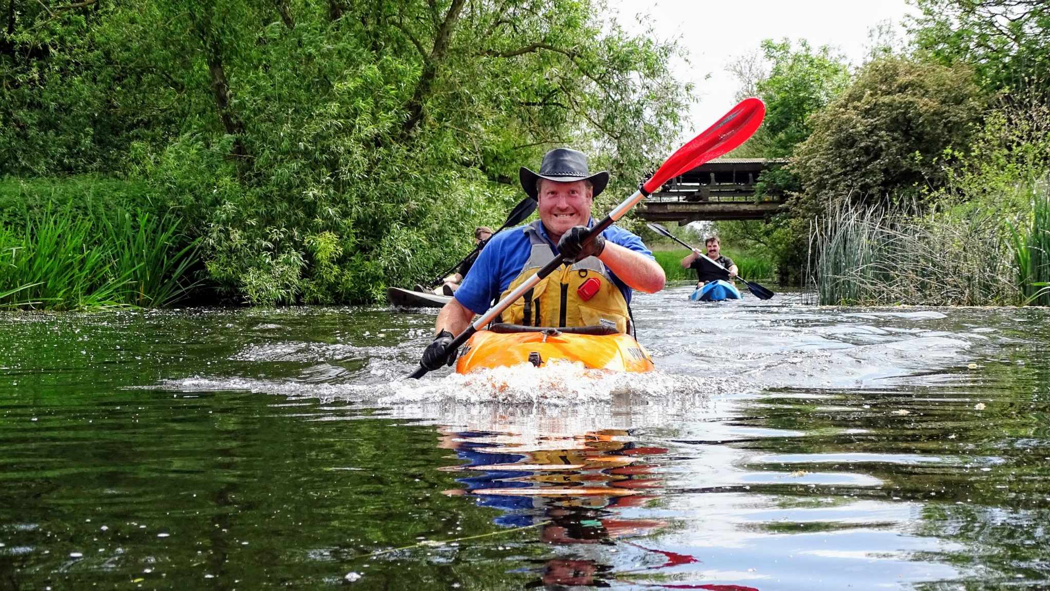 Kayaking on the River Soar